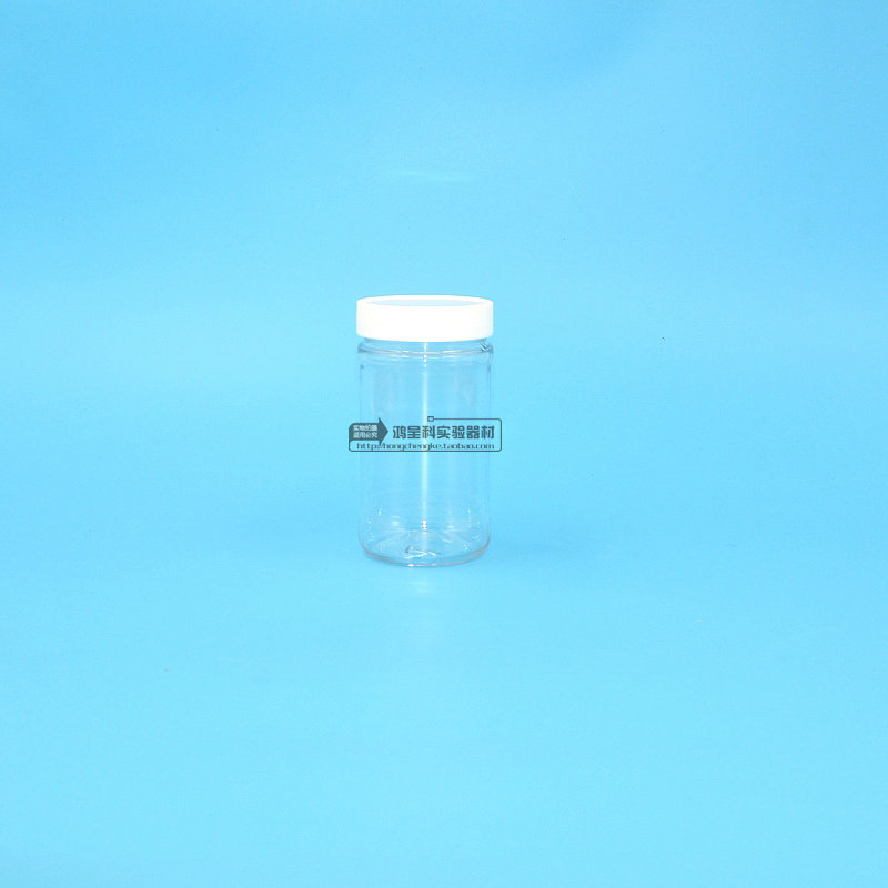 Пробирки для образцов PET полиэстер 150 мл прозрачные с широким горлышком, 150 г для твердых порошков и таблеток, 320 шт/коробка