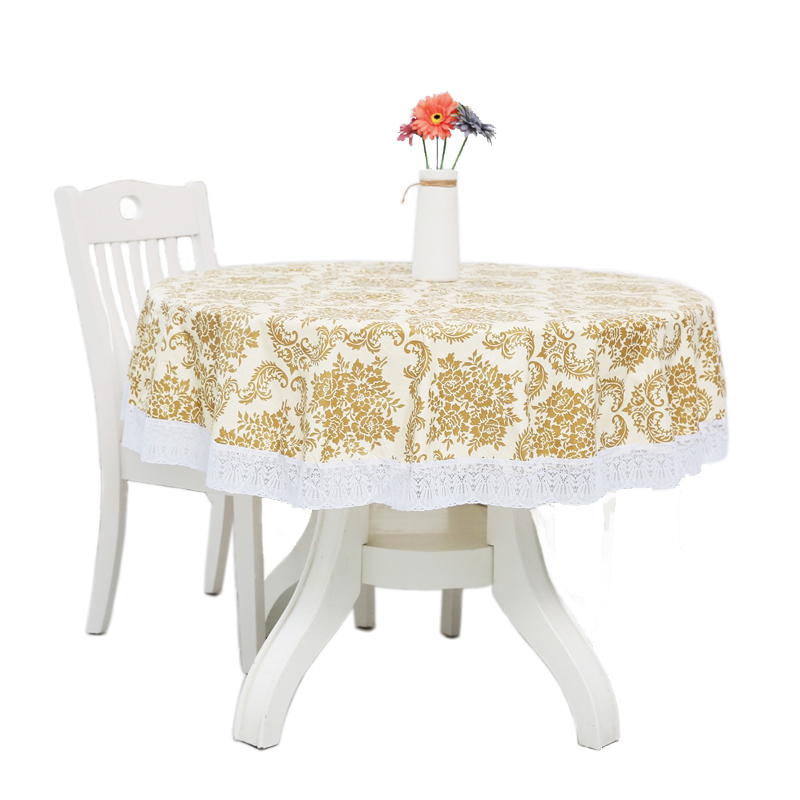 Утолщённая круглая скатерть экосреда с флисом из пластика большая круглая столовая скатерть из ПВХ водонепроницаемая маслоотталкивающая необслуживаемая