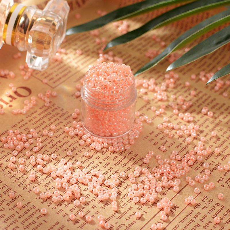 2ММ кремовые бисерные бусины для ручного шитья, рассыпные бусины для DIY, материалы для изготовления ожерелий, браслетов и вышивки крестом