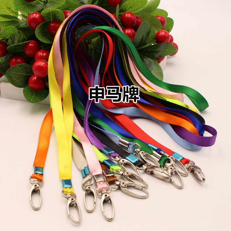 Work Badge Holder Lanyard, ID Card Lanyard with Olive Buckle, Exhibition Lanyard, 1cm Wide