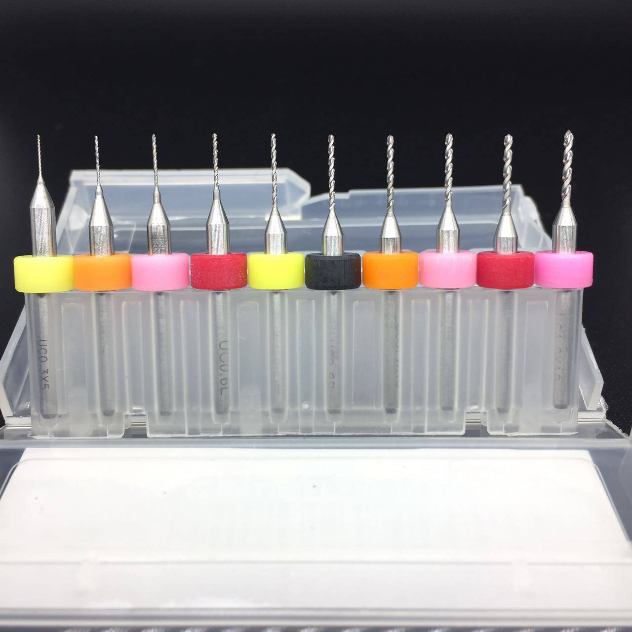 Специальная цена на б/у острые износостойкие сверла для печатных плат 0.10-1.25мм из твердых сплавов для микро-гравировки из вольфрамовой стали