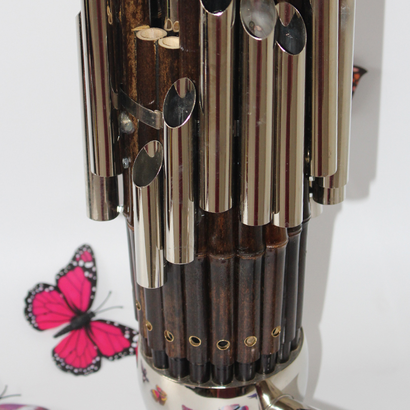 Бесплатная доставка Сенцюе 17-язычковый усиленный шэн из черного дерева с ножками, в комплекте сумка из оксфордской ткани, профессиональный духовой инструмент по акции