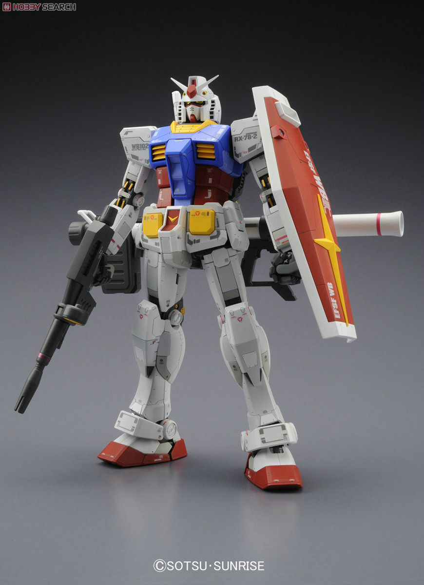 В наличии Bandai MG RX-78-2 Оригинальный Gundam Версия 3.0 из «Первому игроку приготовиться»