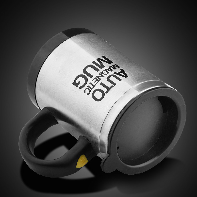 Автоматическая мешалка из нержавеющей стали с магнитом Креативная чашка для ленивых для кофе и молока с электромагнитным мешанием