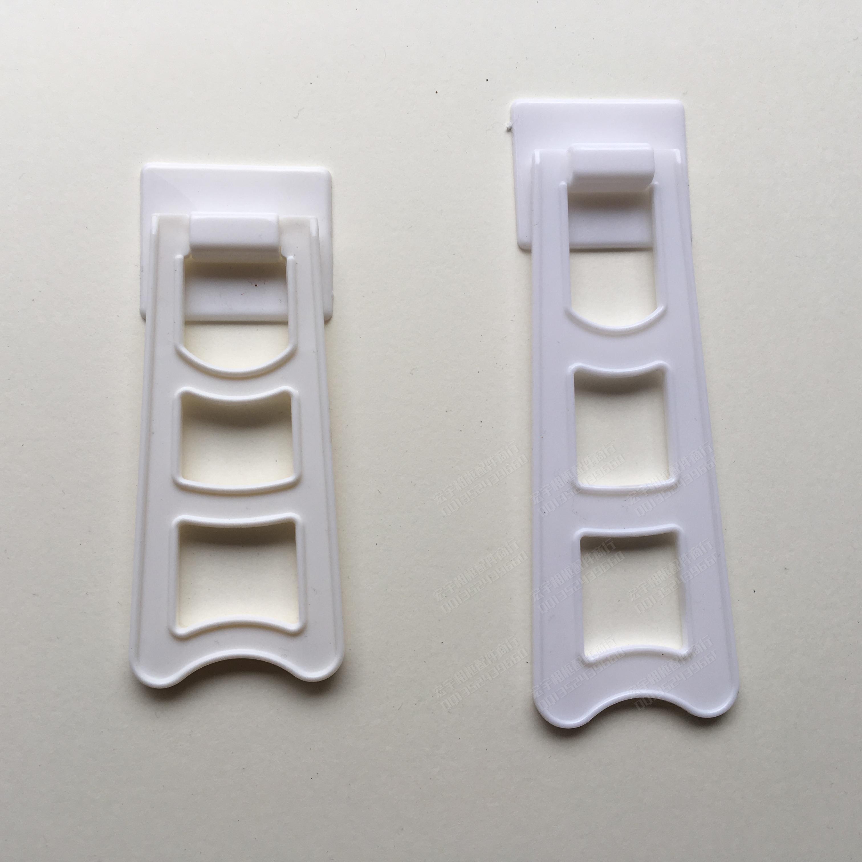 Расходные материалы для фотостудий Подставка для рамок Кристаллический отпечаток Белая большая трапециевидная подставка