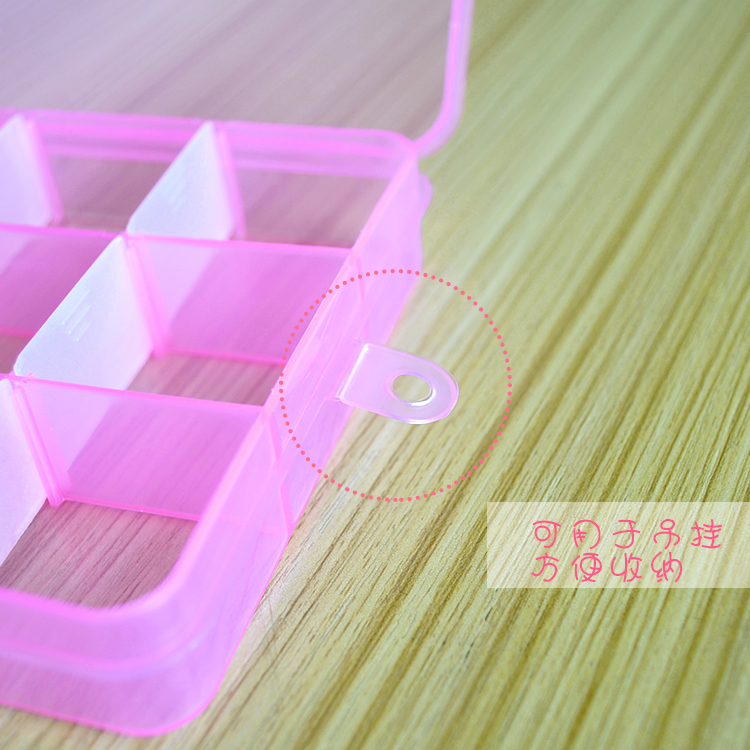 Прозрачный пластиковый ящик с 15 отделениями / Шкатулка для украшений / Органайзер / Коробка для хранения Специальная акция Коробка для ресниц Прямая продажа с завода