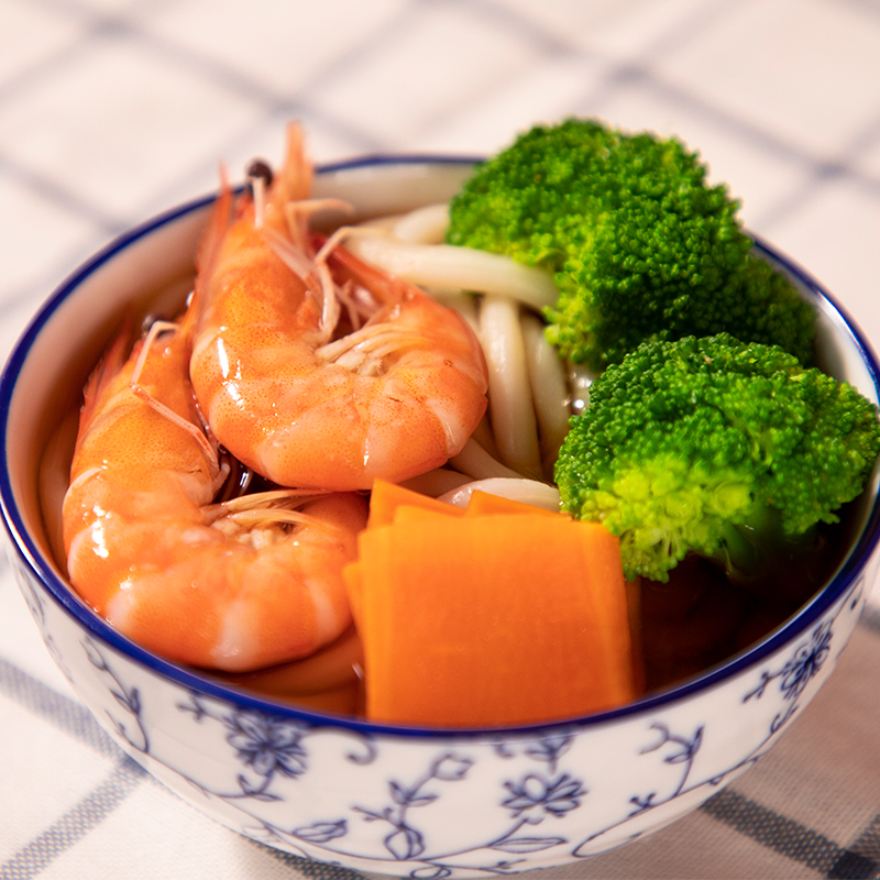 [5 пакетов с бесплатной доставкой] Удон Токайдо полусухая и влажная лапша 200 г, низкокалорийная японская лапша для холодных и быстрого приготовления блюд