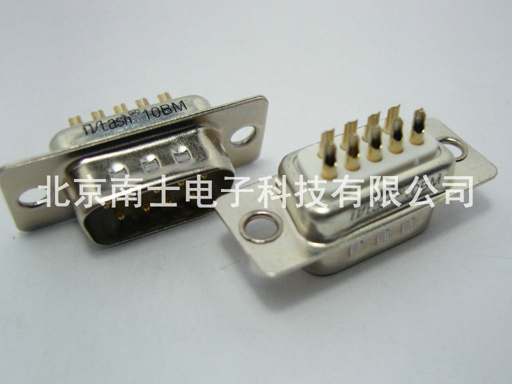 Штекер DB9 Seiko Nanshi мужской с позолоченными контактами RS232 последовательный порт COM традиционный тип пайки