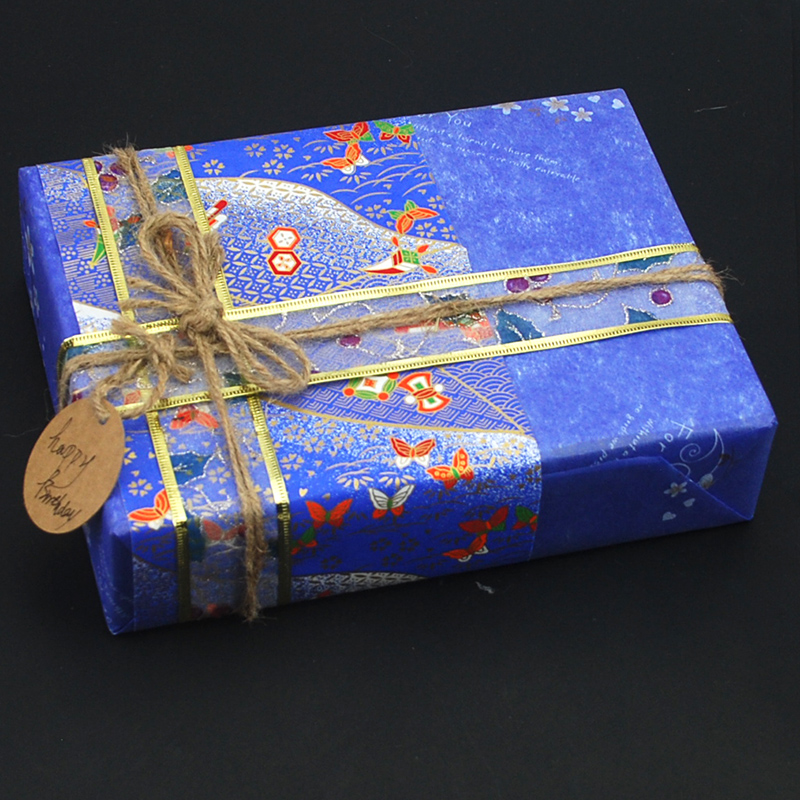 Японская стилизованная бумага для обертывания книг с золотым тиснением чиё-гами, традиционная китайская подарочная художественная бумага Юдзэн, бесплатная доставка