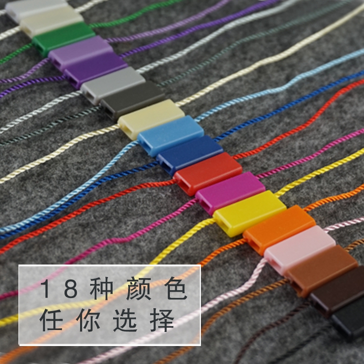 Одежные бирки с двойным вставным шнуром, одноразовые, с высококачественной гравировкой, на заказ