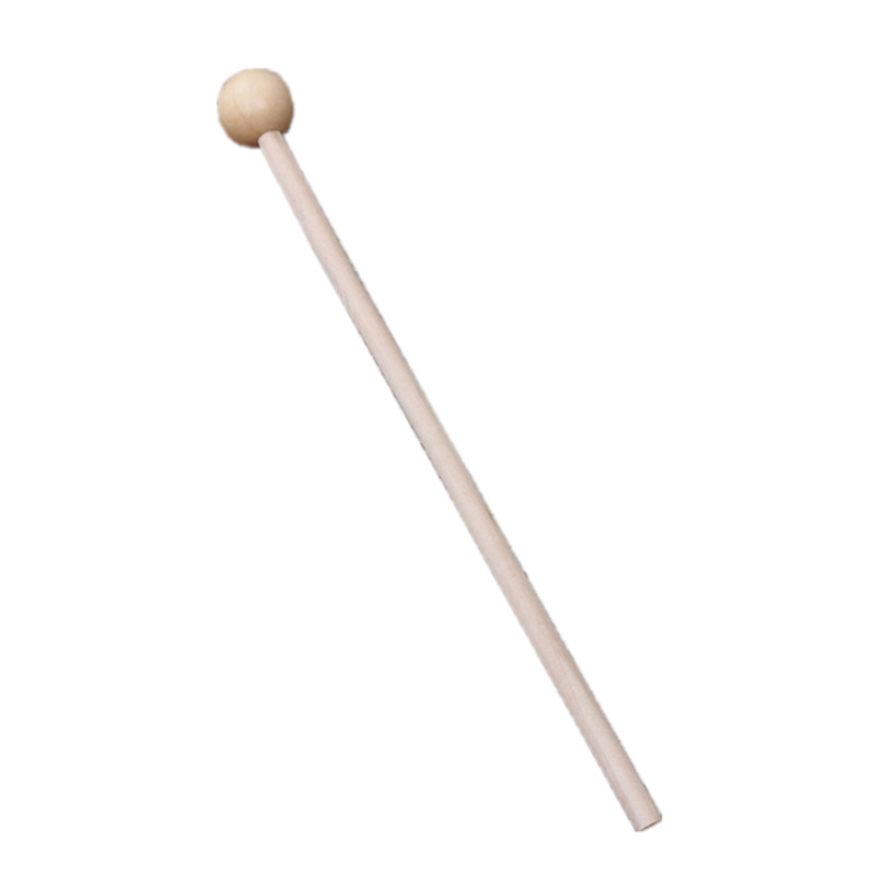 Детский игровой молоток для музыкальных инструментов Орфф, деревянный с круглой головкой, молоток для барабана и гонга