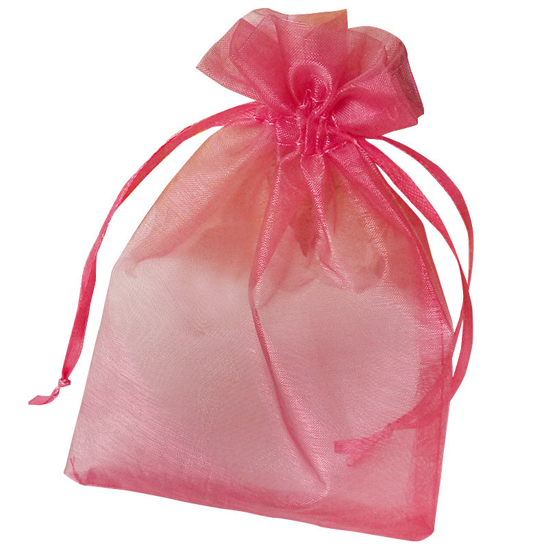 Маленькие и большие мешочки из плотной сетки красного, розового и других цветов без рисунка для конфет, свадебных яиц и подарков