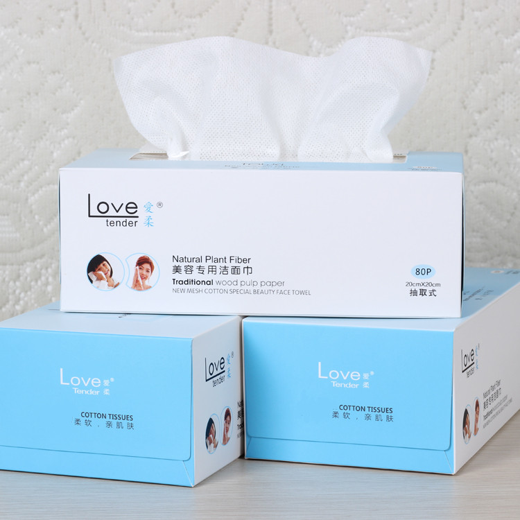 Одноразовые полотенца для лица Airou для женщин, хлопковые салфетки для очищения лица, специализированные косметические полотенца из спанбонда