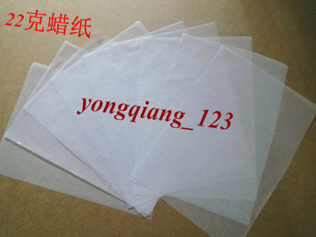 75*100CM Wholesale 22g/31g/45g/80g Waxed Paper/Oiled Wax Paper/Translucent Paper/Packaging Paper