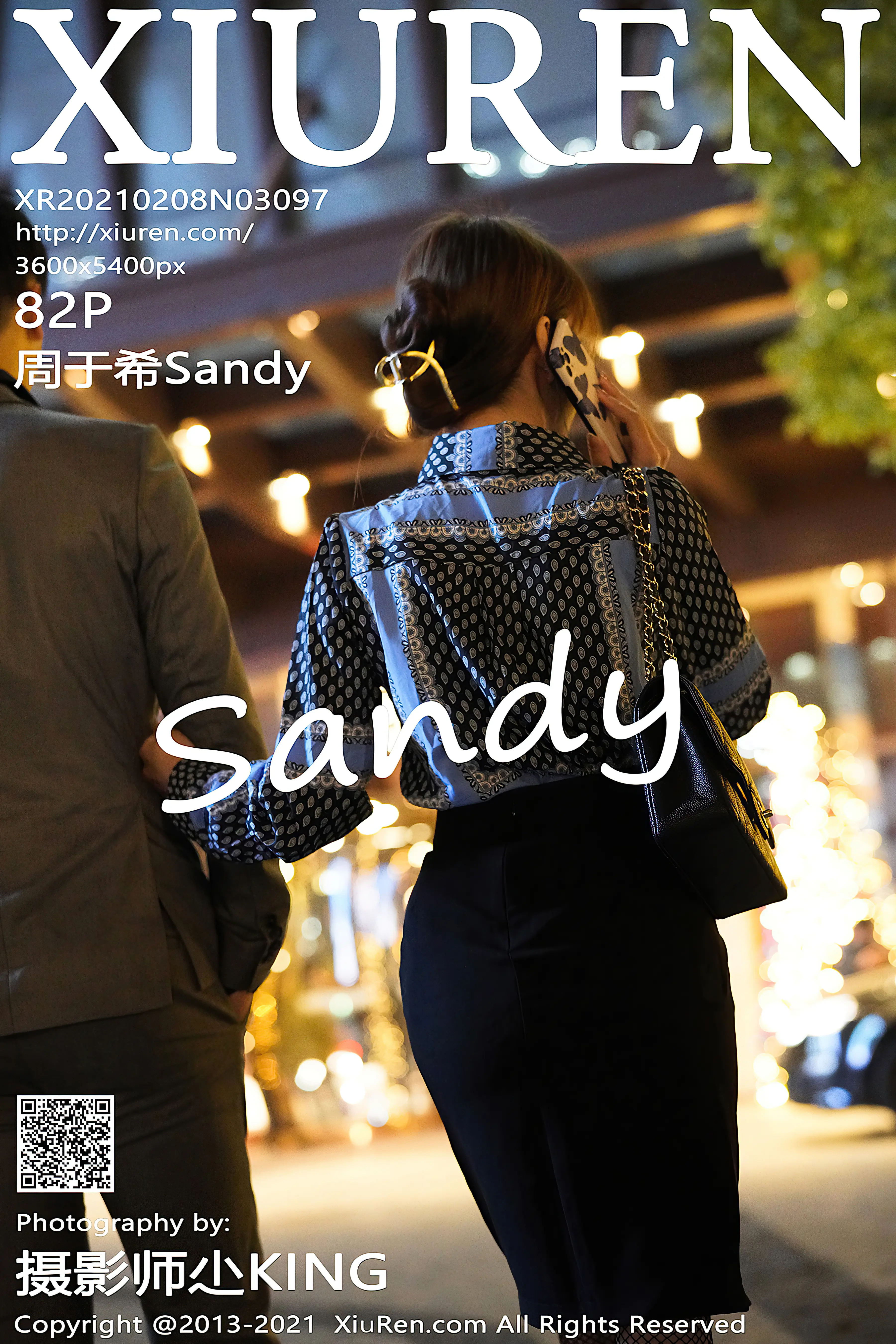 [Xiuren秀人网]2021.02.08 NO.3097 周于希Sandy 性感制服加黑色渔网袜-绝色天籁