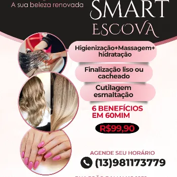🦋 PROMOÇÃO Smart escova 